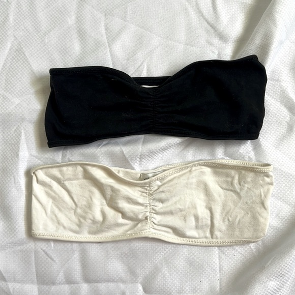 FREE WITH PURCHASE. DYNAMITE BLACK+WHITE BANDEAUS - Picture 1 of 1